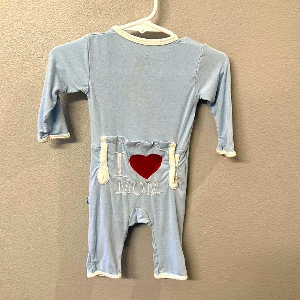 Kickee Pants “I love mom” romper